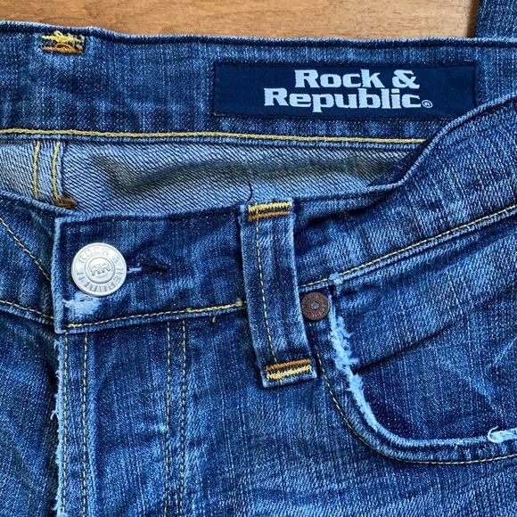 Rock & Republic Jeans Mens Relaxed Fit Sz 34 - Picture 4 of 8